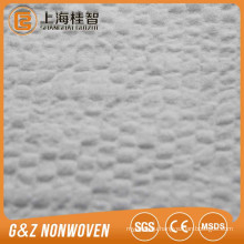 "-" type non woven raw material 100% polyester embossed spunlace nonwoven nonwoven fabric with good absorbent for wet wipes